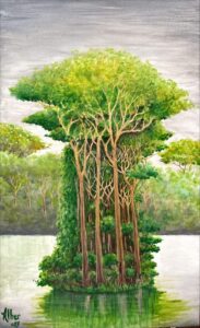 Árboles en el pantano