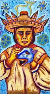 Rostro del Jaguar Azul