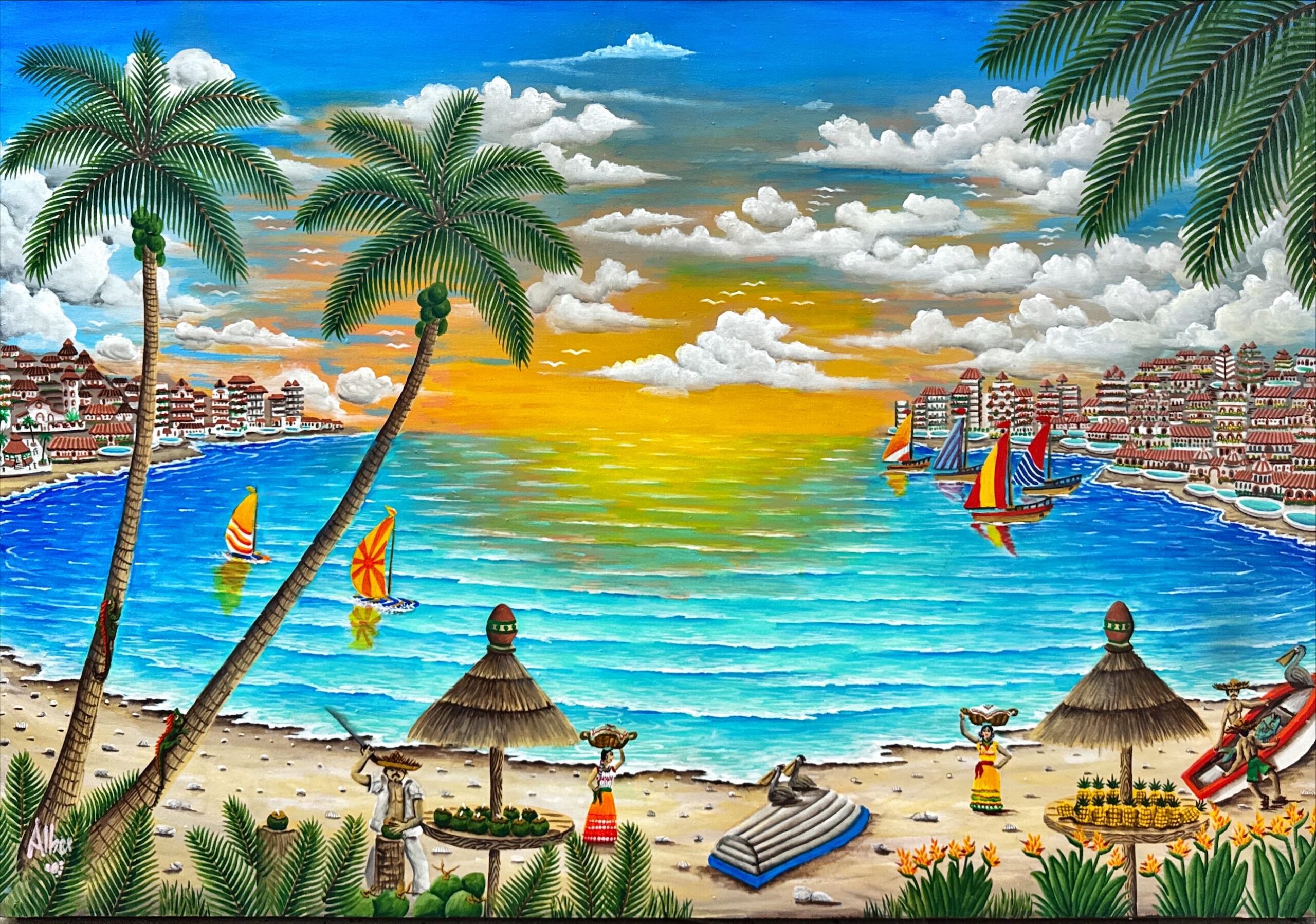 Atardecer en la Bahía