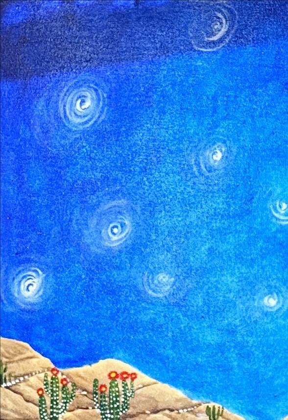 Noche estrellada en el pueblo - Imagen 2