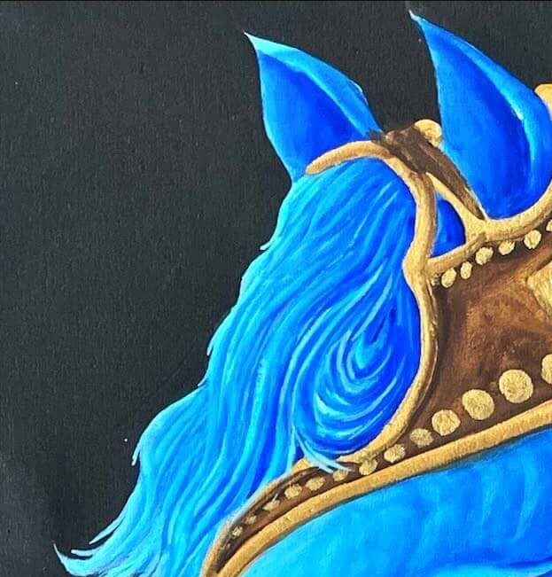 Caballo azul - Imagen 2