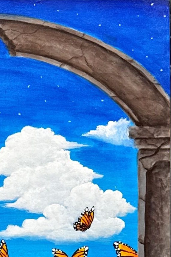 Arco con mariposas - Imagen 4